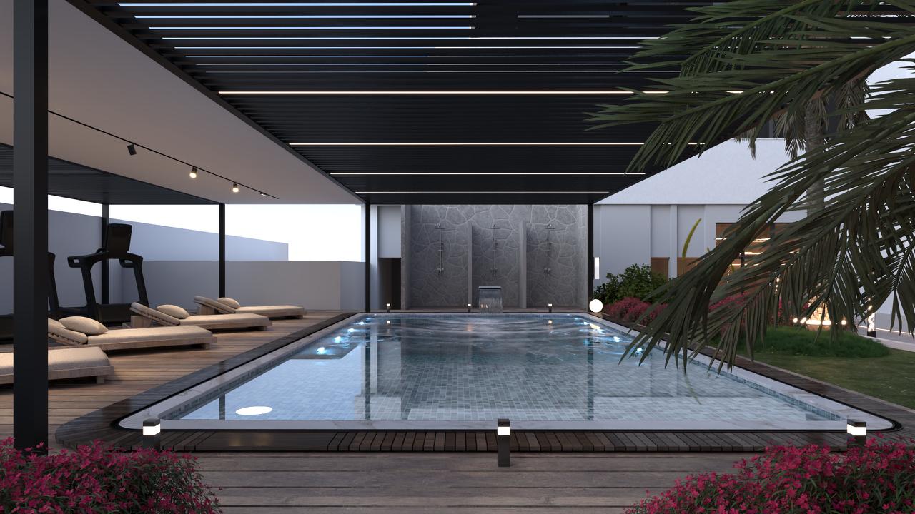 Piscine et salle de sport